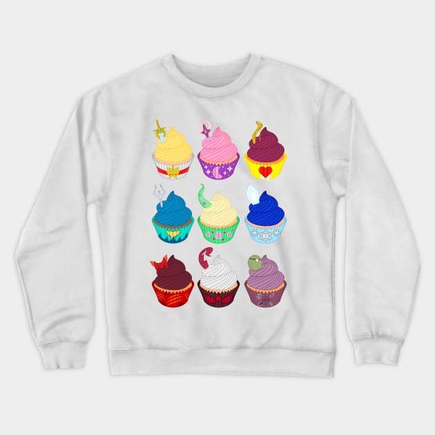 She-Ra and the Princesses of Power Cupcakes Crewneck Sweatshirt by CoreyUnlimited